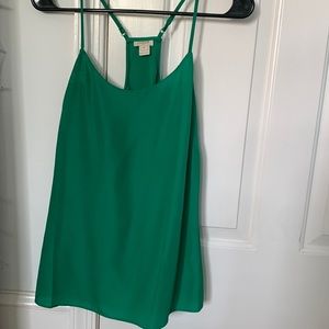 Green J Crew Business Blouse